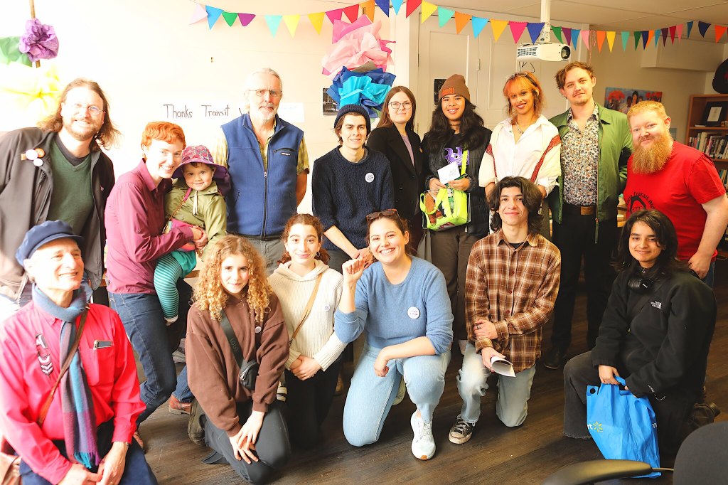 Group photo at the transit celebration event
